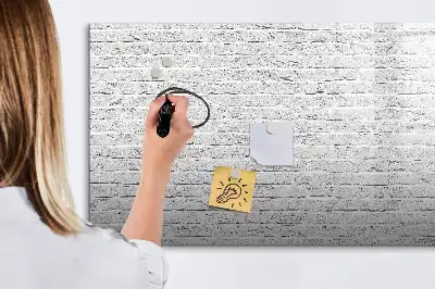 Magnetisk rittavla med tegelväggsmotiv