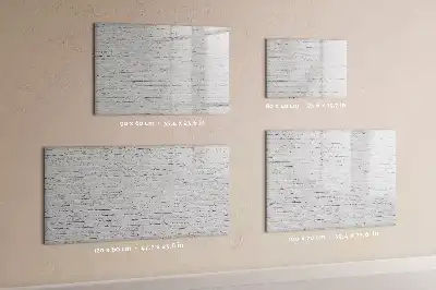 Magnetisk rittavla med tegelväggsmotiv