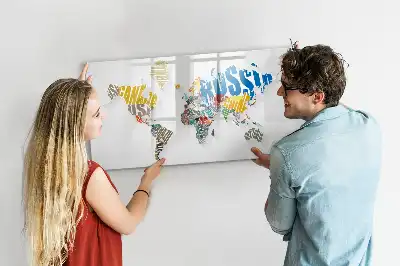 Magnetisk rittavla världskarta