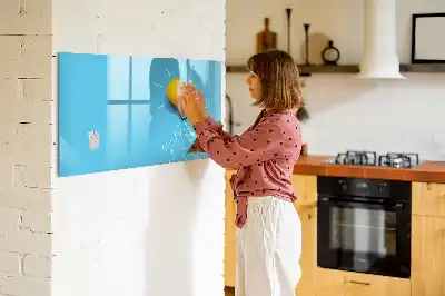 Magnetisk rittavla med motiv av en glödlampa
