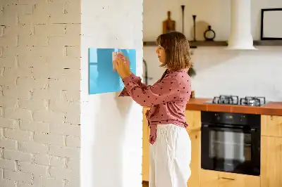 Magnetisk rittavla med motiv av en glödlampa