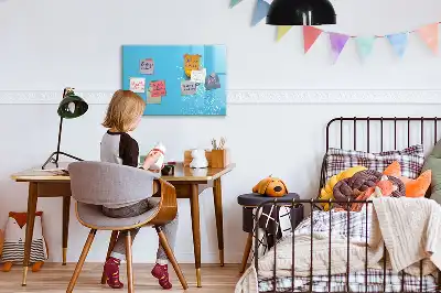 Magnetisk rittavla med motiv av en glödlampa