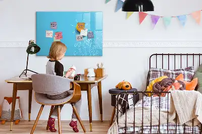 Magnetisk rittavla med motiv av en glödlampa