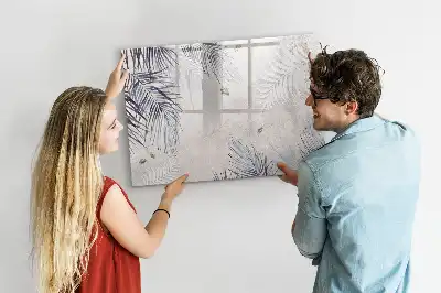 Magnetisk rittavla modell Palmblad