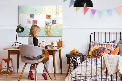 Magnetisk tavla med penna med dekorativt mönster