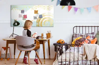 Magnetisk tavla med penna med dekorativt mönster