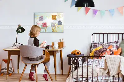 Magnetisk tavla med penna med dekorativt mönster