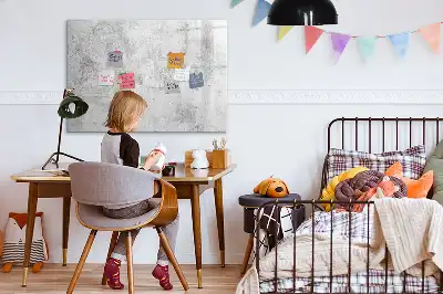Magnetisk rittavla för betongvägg