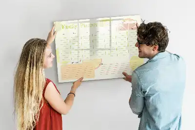 Magnetisk rittavla familjeplanerare