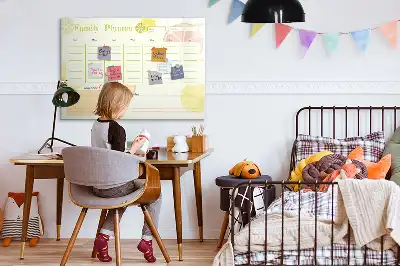 Magnetisk rittavla familjeplanerare