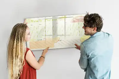 Magnetisk rittavla familjeplanerare