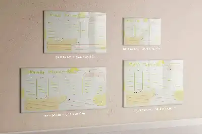 Magnetisk rittavla familjeplanerare