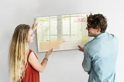 Magnetisk rittavla familjeplanerare