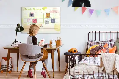 Magnetisk rittavla familjeplanerare