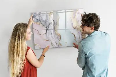 Magnetisk rittavla i marmormönster