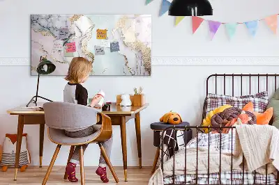 Magnetisk rittavla i marmormönster