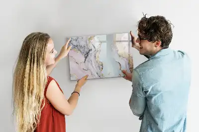 Magnetisk rittavla i marmormönster