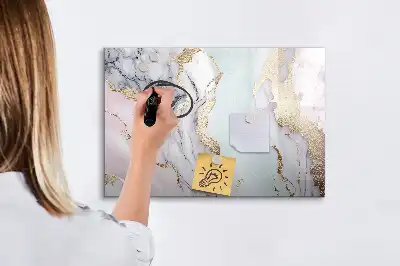 Magnetisk rittavla i marmormönster