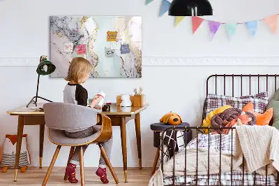 Magnetisk rittavla i marmormönster