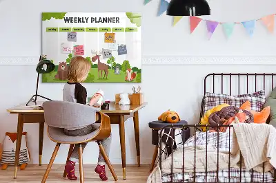 Magnetisk rittavla med lektionsschema