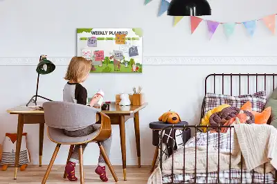 Magnetisk rittavla med lektionsschema