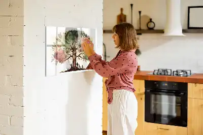 Släktträd magnetisk tavla med penna