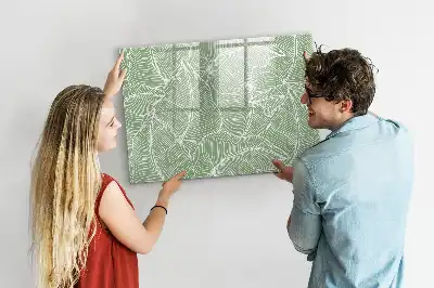 Magnetisk rittavla med bladmönster