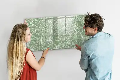Magnetisk rittavla med bladmönster
