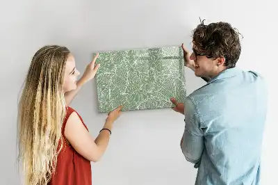 Magnetisk rittavla med bladmönster