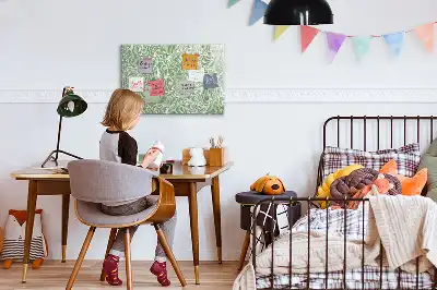 Magnetisk rittavla med bladmönster