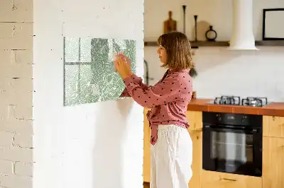 Magnetisk rittavla med bladmönster