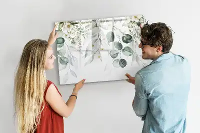 Magnetisk rittavla med motiv av naturens växter