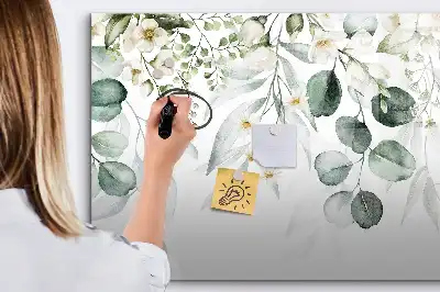 Magnetisk rittavla med motiv av naturens växter