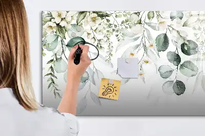 Magnetisk rittavla med motiv av naturens växter