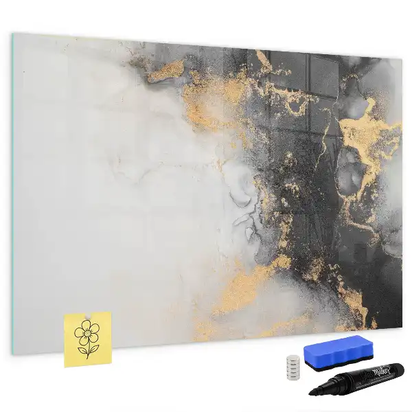 Magnetisk rittavla i marmor-design