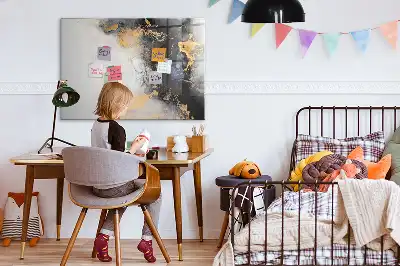 Magnetisk rittavla i marmor-design