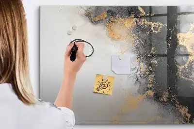 Magnetisk rittavla i marmor-design
