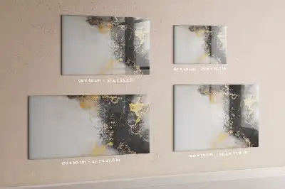 Magnetisk rittavla i marmor-design