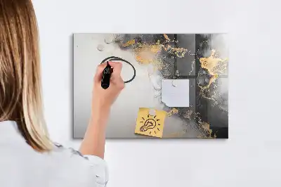 Magnetisk rittavla i marmor-design