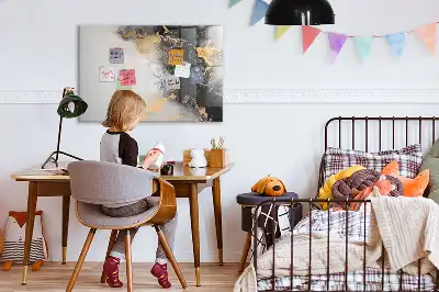 Magnetisk rittavla i marmor-design