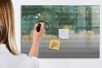 Magnetisk skrivtavla med penna med dekorativt mönster