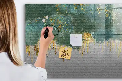 Magnetisk skrivtavla med penna med dekorativt mönster