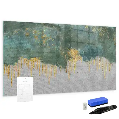 Magnetisk skrivtavla med penna med dekorativt mönster
