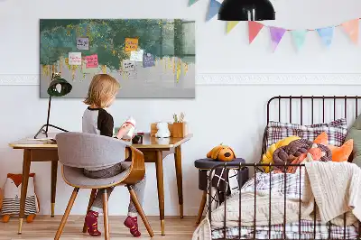 Magnetisk skrivtavla med penna med dekorativt mönster