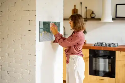 Magnetisk skrivtavla med penna med dekorativt mönster