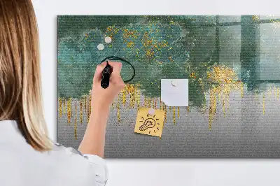 Magnetisk skrivtavla med penna med dekorativt mönster