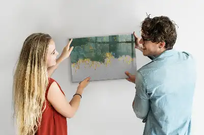Magnetisk skrivtavla med penna med dekorativt mönster
