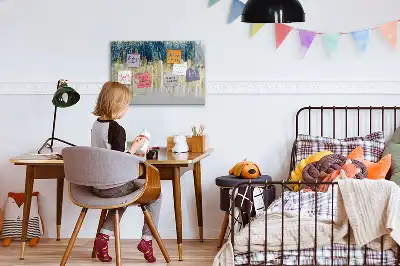 Magnetisk rittavla med dekorativt mönster