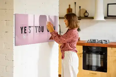 Magnetisk skrivtavla med penna modell Ja du kan