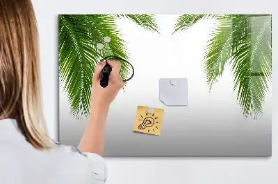 Magnetisk tavla med penna palmblad